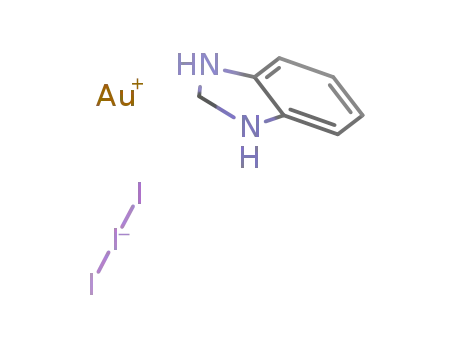 (benzimidazolin-2-ylidene)triiodogold