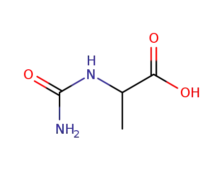 Molecular Structure of 77340-50-2 (CARBAMOYL-DL-ALA-OH)