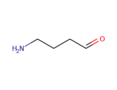 4390-05-0,4-aminobutanal,Butyraldehyde,4-amino- (6CI,7CI,8CI); 4-Aminobutanal; 4-Aminobutyraldehyde; g-Aminobutyraldehyde