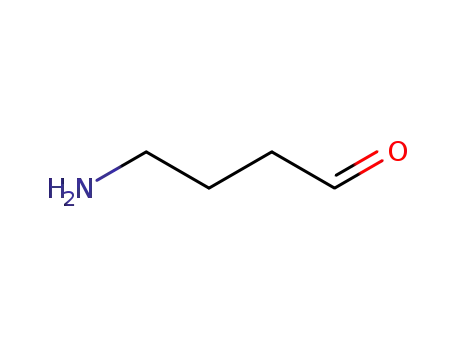 Molecular Structure of 4390-05-0 (4-aminobutanal)