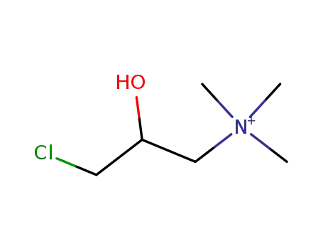 Molecular Structure of 82914-58-7 (1-Propanaminium, 3-chloro-2-hydroxy-N,N,N-trimethyl-)