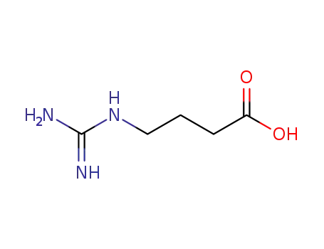Molecular Structure of 463-00-3 (4-GUANIDINOBUTYRIC ACID)