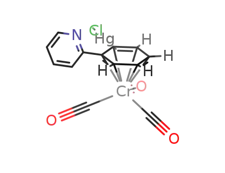 (+/-)-2-[tricarbonyl(η6-2'-chloromercuriophenyl-κC(2'))chromium(0)]pyridine-κN