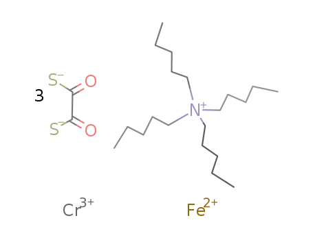tetra-n-pentylammonium [FeCr(dithiooxalato)3]