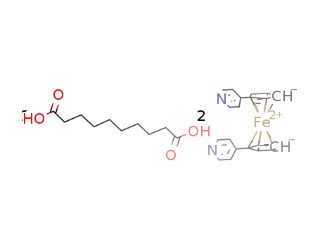 [(Fe(η5-C5H4-1-(4-C5H4N))2)2(1-sebastic acid)2]