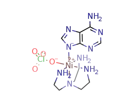 [Ni(tris(2-aminoethyl)amine)(adeninato)(ClO4)]