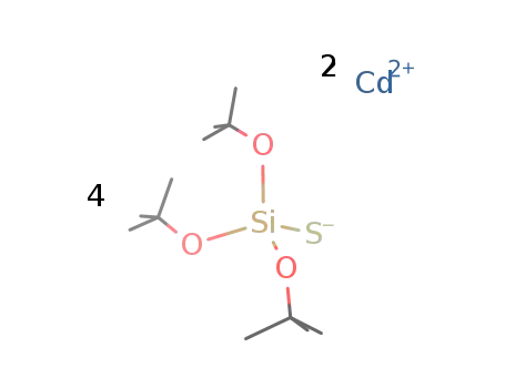dimeric bis(tri-tert-butoxysilanethiolato)cadmium(II)