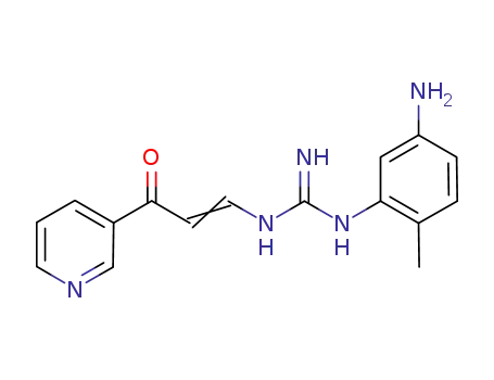 1-(5-amino-2-methylphenyl)-3-[3-oxo-3-(3-pyridinyl)-1-prop-1-enyl]guanidine