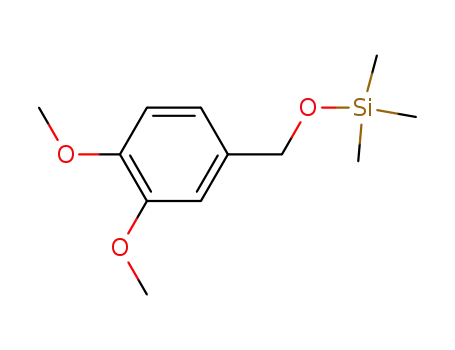 Molecular Structure of 61040-75-3 (Silane, [(3,4-dimethoxyphenyl)methoxy]trimethyl-)