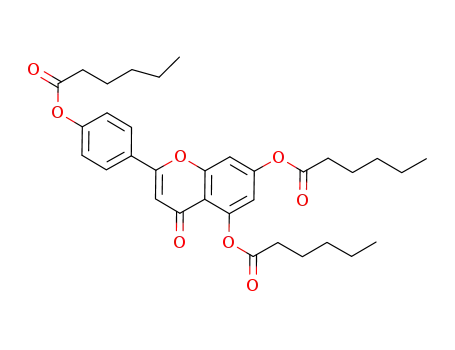 5,7,4'-tri-O-hexanoyl apigenin