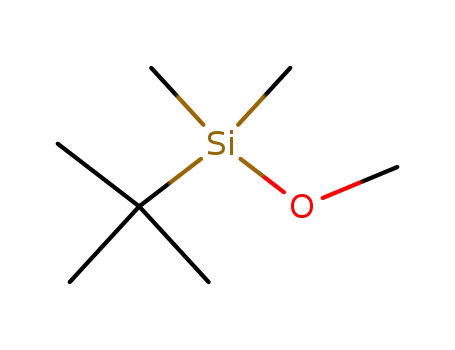 Molecular Structure of 66548-21-8 (tert-butyl-methoxy-dimethylsilane)