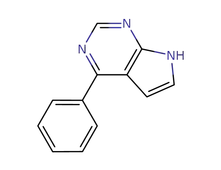 Molecular Structure of 1168106-39-5 (4-phenyl-7H-pyrrolo[2,3-d]pyrimidine)