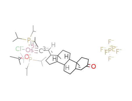 [OsHCl(κ1-acetone)(CCHC19H26O)(triisopropylphosphine)2]PF6