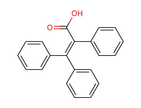 2,3,3-triphenylprop-2-enoic acid cas  4452-05-5