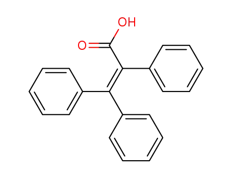 Molecular Structure of 4452-05-5 (2,3,3-triphenylprop-2-enoic acid)