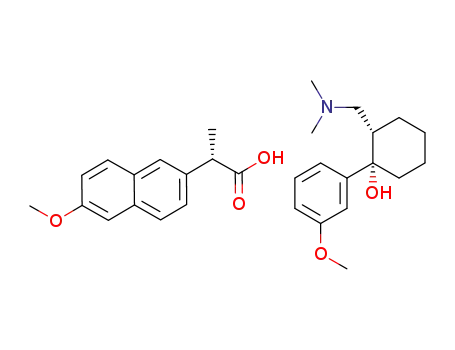 (1S,2S)-2-((dimethylamino)methyl)-1-(3-methoxyphenyl)cyclohexanol (S)-naproxen salt