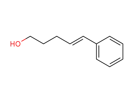 Molecular Structure of 13159-16-5 (5-phenylpent-4-enyl-1-ol)