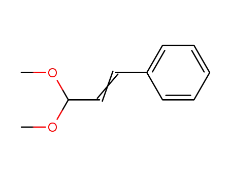 Molecular Structure of 4364-06-1 (((E)-3,3-DIMETHOXY-PROPENYL)-BENZENE)