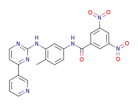N-[4-methyl-3-(4-pyridin-3-ylpyrimidin-2-ylamino)phenyl]-3,5-dinitrobenzamide