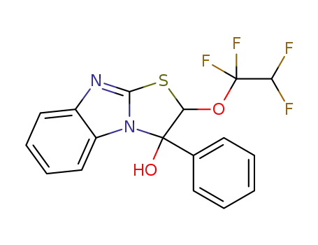 3-phenyl-2-(1,1,2,2-tetrafluoroethoxy)-2,3-dihydrobenzo[4,5]imidazo[2,1-b]thiazol-3-ol