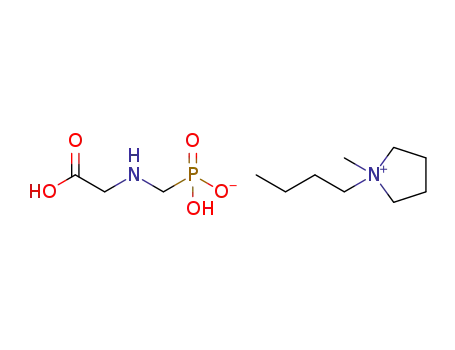 1-butyl-1-methylpyrrolidinium glyphosate