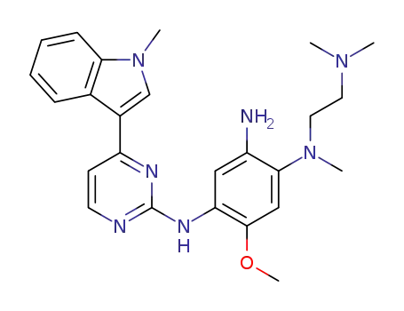 N‑2‑[[2‑(dimethylamino)ethyl]methylamino]‑4‑methoxy‑5‑[[4‑(1‑methyl‑1H‑indole-3-yl)-2-pyrimidinyl]amino]aniline