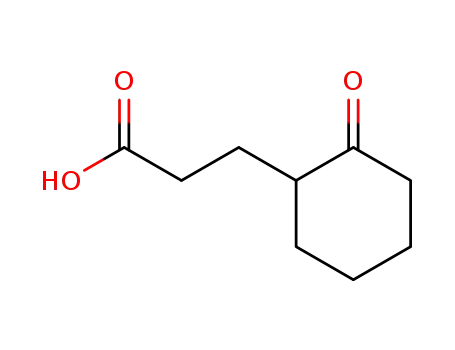 Molecular Structure of 2275-26-5 (2-oxocyclohexanepropionic acid)