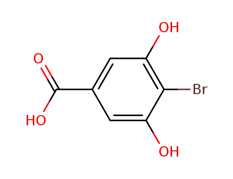 Molecular Structure of 16534-12-6 (4-Bromo-3,5-dihydroxybenzoic acid)
