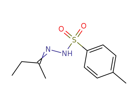 Molecular Structure of 4031-16-7 (Benzenesulfonicacid, 4-methyl-, 2-(1-methylpropylidene)hydrazide)