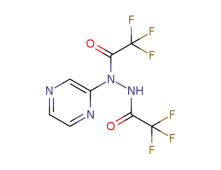 (1,2)-bis-trifluoroacetyl-1-pyrazinylhydrazide