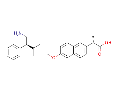 (S)-3-methyl-2-phenylbutylammonium (S)-2-(6-methoxy-2-naphthyl)propionate