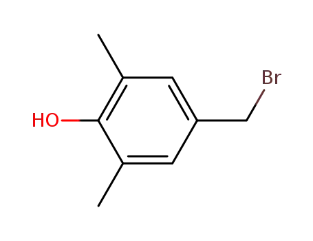 Molecular Structure of 45952-56-5 (Phenol, 4-(bromomethyl)-2,6-dimethyl-)