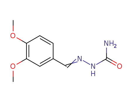 Molecular Structure of 5346-37-2 (3,4-dimethoxybenzaldehyde semicarbazone)