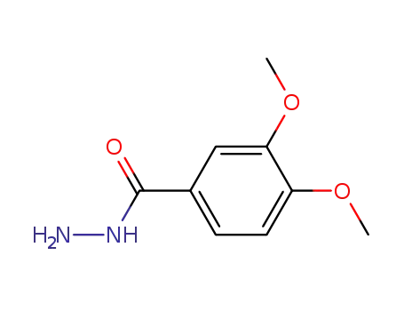 Molecular Structure of 41764-74-3 (3,4-DIMETHOXYBENZHYDRAZIDE)