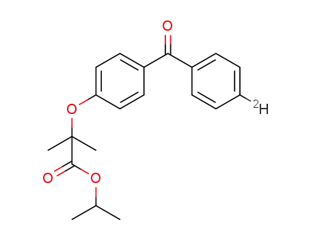 isopropyl 2-(4-(4-deuteriobenzoyl)phenoxy)-2-methylpropanoate