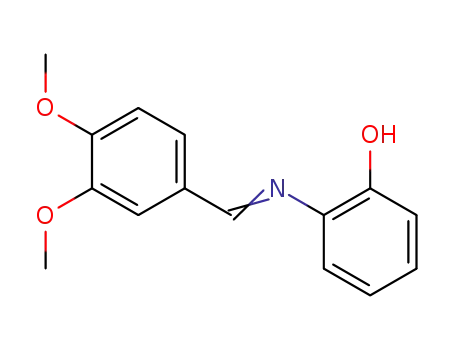 Molecular Structure of 80241-83-4 (2-{[(E)-(3,4-dimethoxyphenyl)methylidene]amino}phenol)