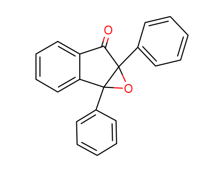 6H-Indeno[1,2-b]oxiren-6-one, 1a,6a-dihydro-1a,6a-diphenyl-
