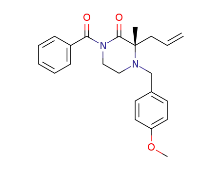 (S)-3-allyl-1-benzoyl-4-(4-methoxybenzyl)-3-methylpiperazin-2-one