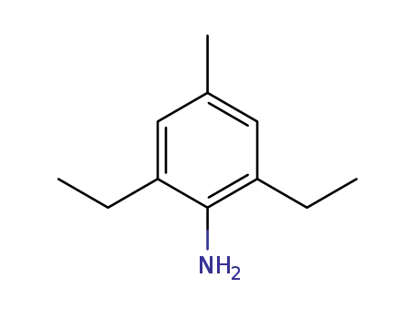 Molecular Structure of 24544-08-9 (2,6-Diethyl-4-methylaniline)