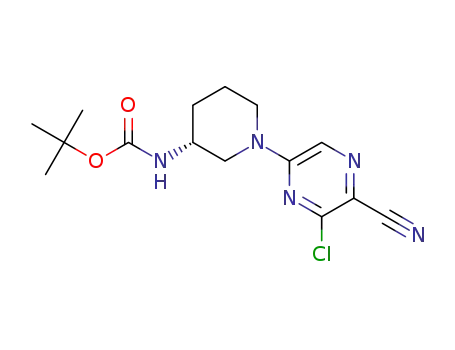 tert-butyl N-[(3R)-1-(6-chloro-5-cyanopyrazin-2-yl)piperidin-3-yl]carbamate