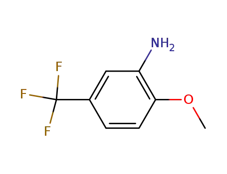 Molecular Structure of 349-65-5 (2-Methoxy-5-(trifluoromethyl)aniline)
