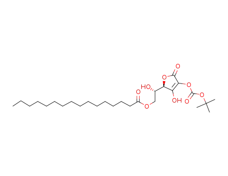 (S)-2-((R)-4-(tert-butoxycarbonyloxy)-3-hydroxy-5-oxo-2,5-dihydrofuran-2-yl)-2-hydroxyethyl palmitate