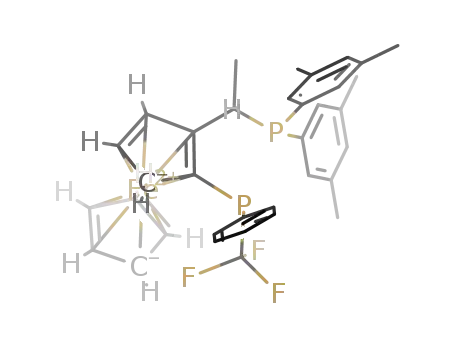 (SP,RC,SFc)-1-[(phenyl)trifluoromethylphosphino]-2-{1-[di-(3,5-xylyl)phosphino]ethyl}ferrocene