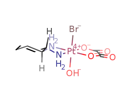 trans-[Pt(trans-(1R,2R)-1,2-cyclohexanediammine)(oxalate)(OH)Br]