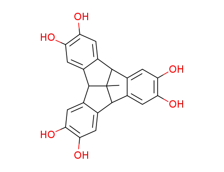 2,3,6,7,10,11-hexahydroxy-12d-methyltribenzotriquinacene