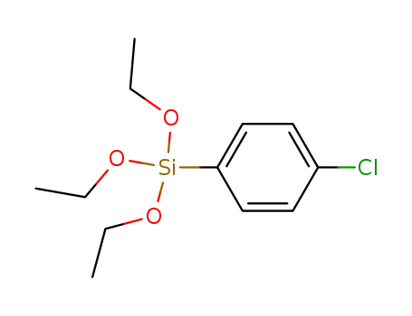 Molecular Structure of 21700-74-3 (CHLOROPHENYLTRIETHOXYSILANE)