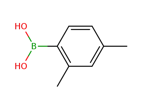 Molecular Structure of 55499-44-0 (Boronic acid,B-(2,4-dimethylphenyl)-)
