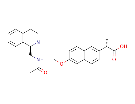 (R)-praziquanacetamide (S)-naproxen salt