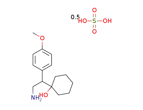 1-[2-amino-1-(4-methoxyphenyl)ethyl]cyclohexanol hemisulfate