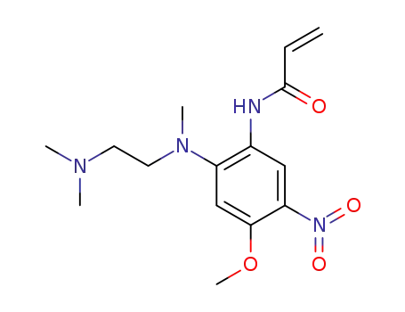 1-methoxy-2-nitro-5-[(N-(dimethylamino)ethyl)-Ν-methylamino]-4-cinnamamide